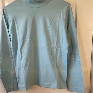 Mock turtle neck top